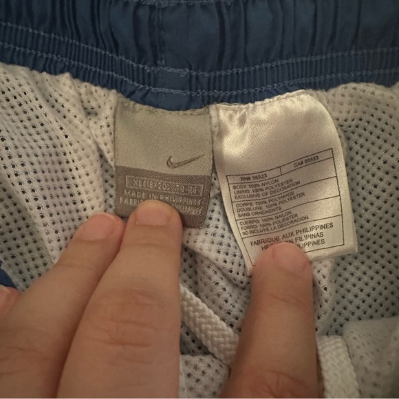 Nike •boys blue track pants Size 18/20 - Picture 6 of 12